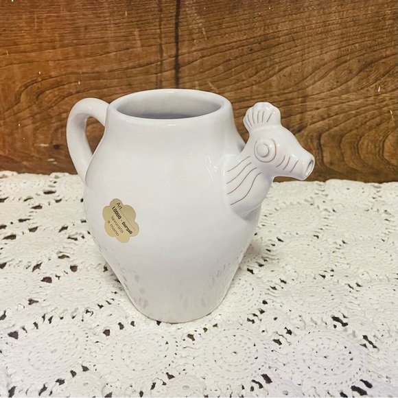 Whimsical Bird Ceramica Loddo Dorgali Pitcher Made In Italy Italian Pottery - Picture 6 of 12